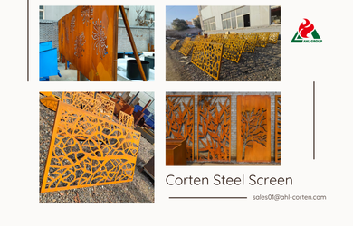 Corten Steel Privacy Screen